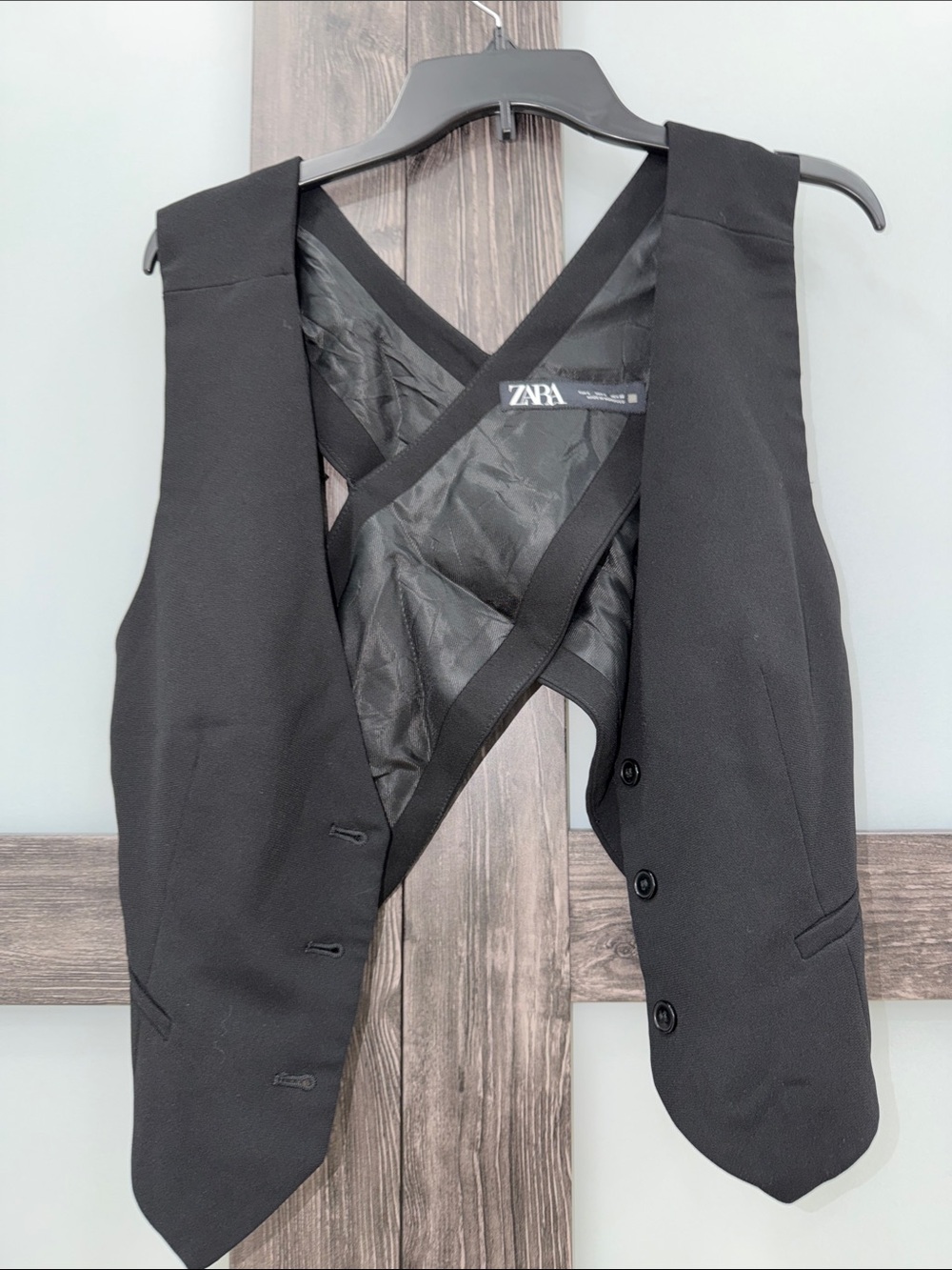 ZARA Black Women’s Tailored Vest